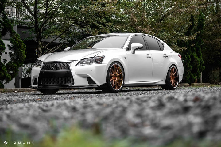 LEXUS GS F-SPORT on custom forged wheels