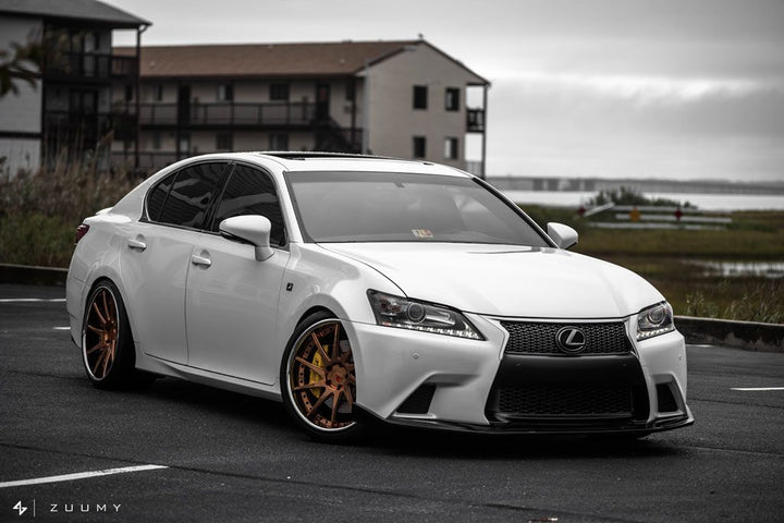 LEXUS GS F-SPORT on custom forged wheels