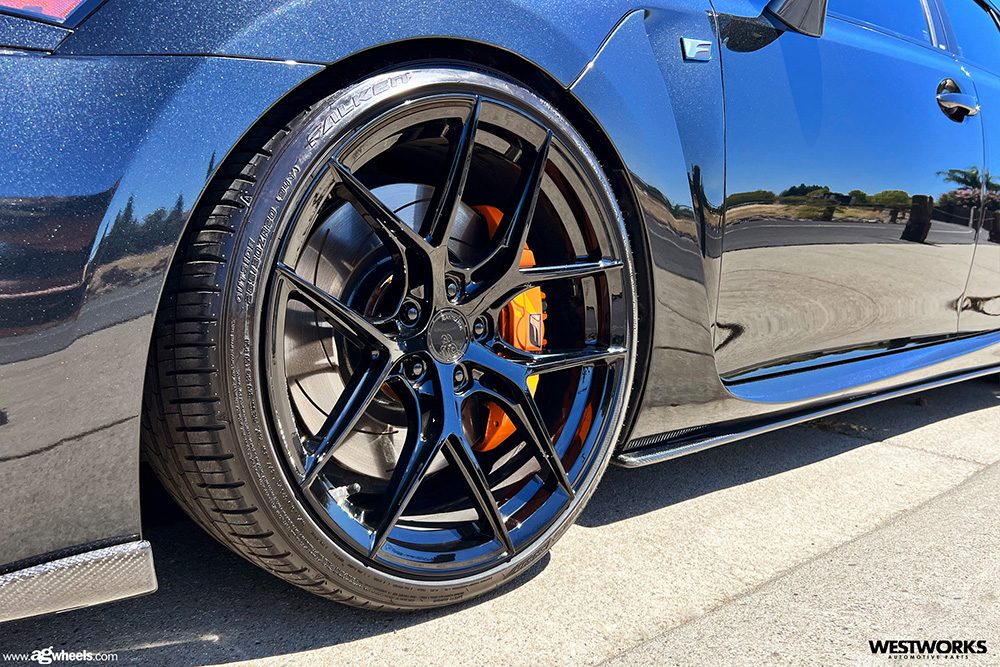 LEXUS GSF on custom forged wheels