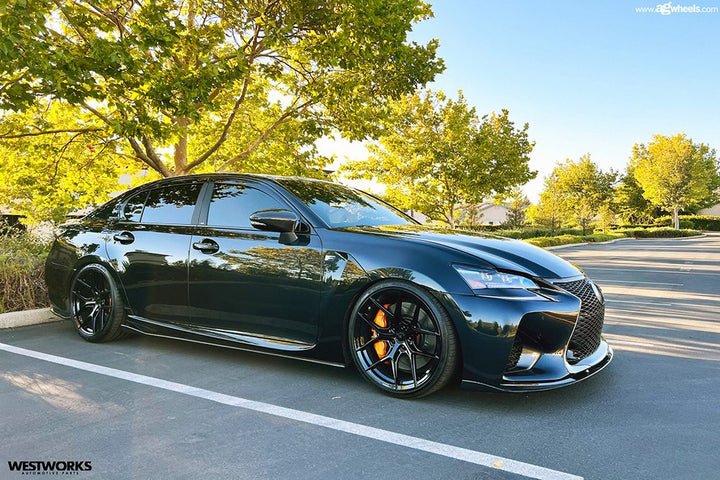 LEXUS GSF on custom forged wheels