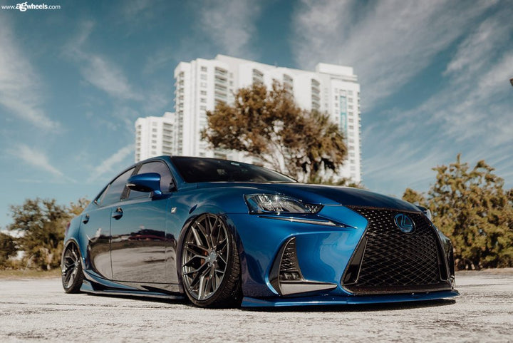 LEXUS IS350 F-SPORT on custom forged wheels