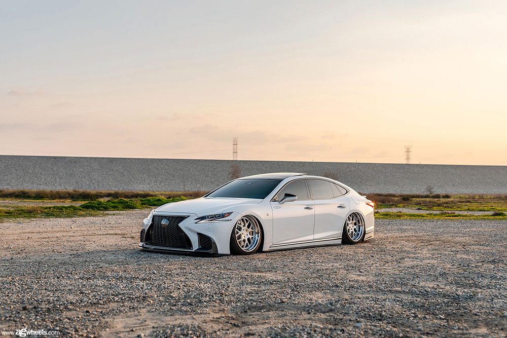 LEXUS LS500 on custom forged wheels