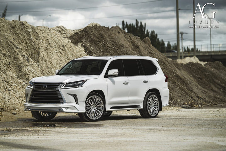 Lexus LX570 on custom forged wheels