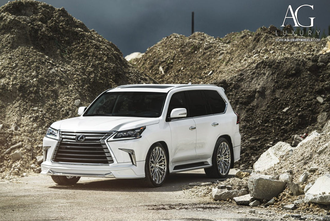 Lexus LX570 on custom forged wheels
