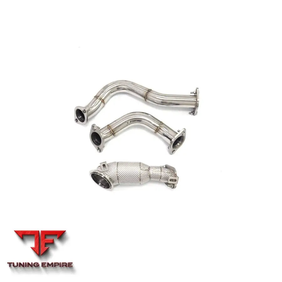 LEXUS NX200t 2.0T STAINLESS STEEL RAZOR EXHAUST FRONT TUBE AND DOWNPIPE WITH HEAT SHIELD