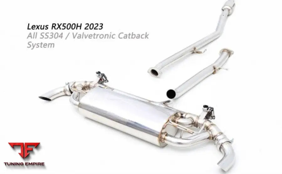 Lexus Rx500H All Ss304 Valvetronic Exhaust System
