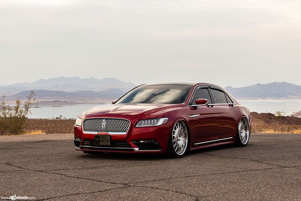 LINCOLN CONTINENTAL on custom forged wheels