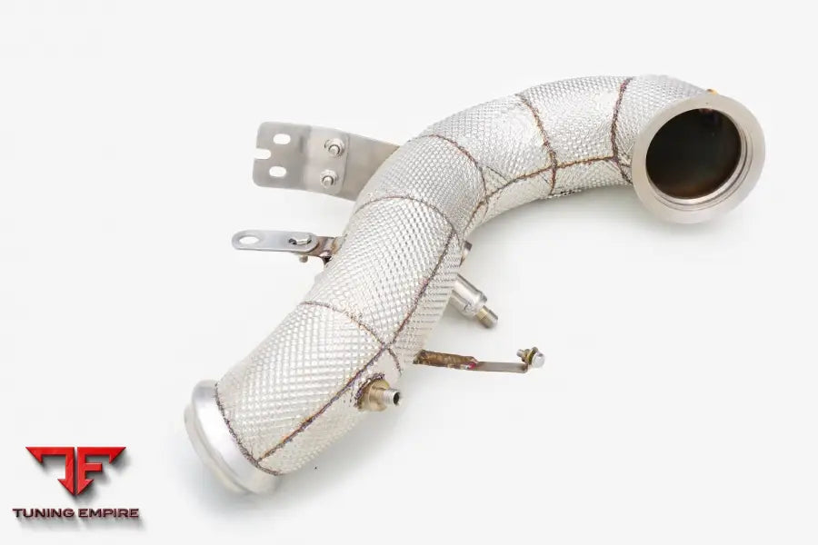 Lotus Emira 2.0T All Ss304 Catless Downpipe With Heat Shield Exhaust System