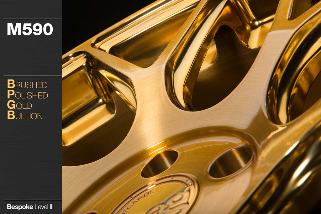 AVANT GARDE AG M590 - BRUSHED POLISHED GOLD BULLION