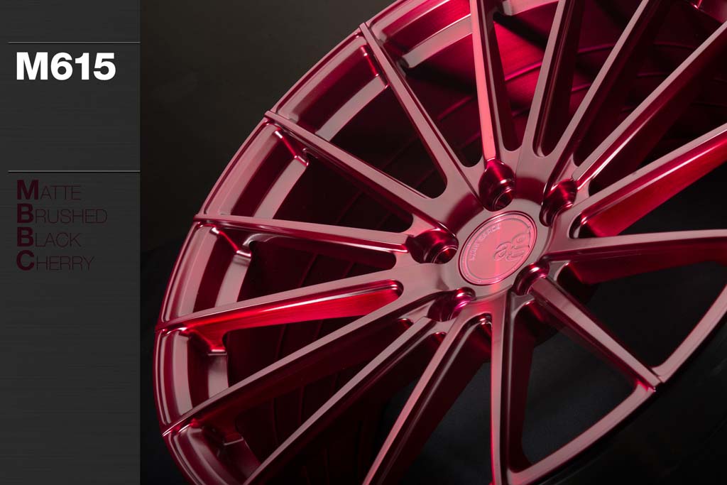 AVANT GARDE AG M615 - MATTE BRUSHED BLACK CHERRY