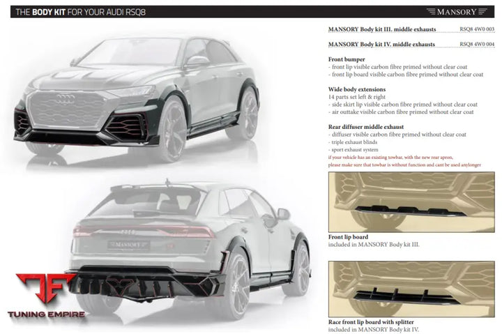 Mansory Audi Rsq8