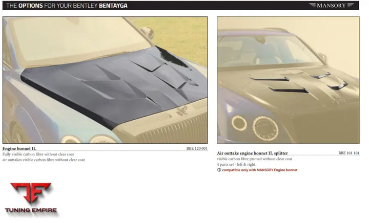 Mansory Bentayga - Soft Kit