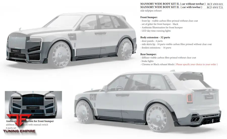 MANSORY ROLLS ROYCE CULLINAN (MY2025)