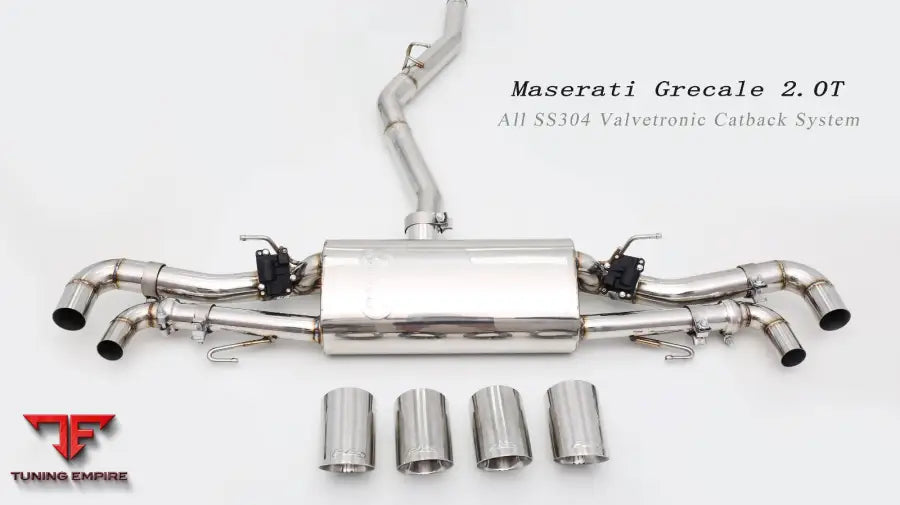 Maserati Grecale 2.0T All Ss304 Valvetronic Exhaust System