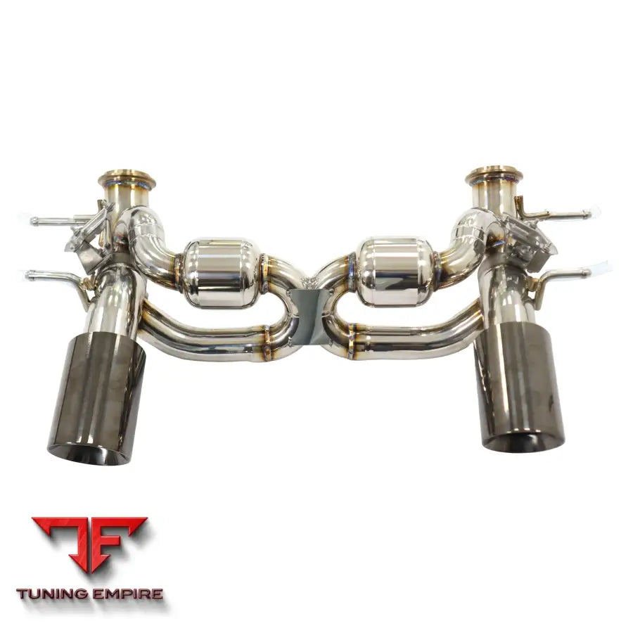 MASERATI MC20 3.0T STAINLESS STEEL CATBACK RAZOR EXHAUST WITH MUFFLER VALVE