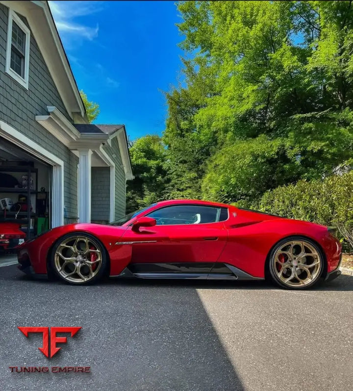 MASERATI MC20 BRUSHED GOLD FORGED WHEELS