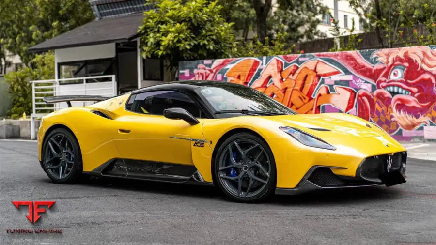 MASERATI MC20 NVT STYLE DRY CARBON FIBER FRONT LIP SPLITTER