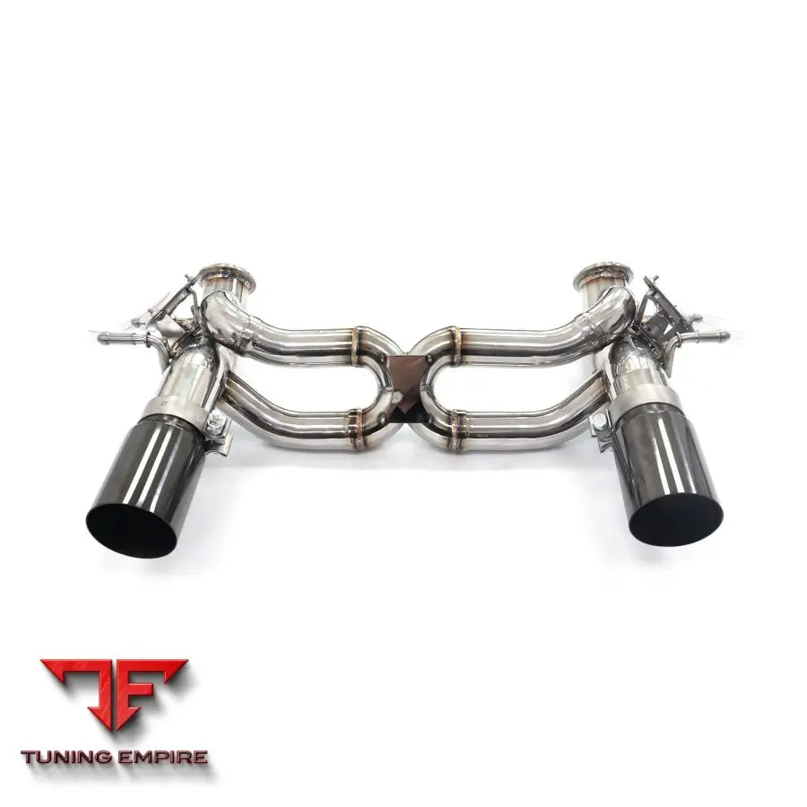 MASERATI MC20 STAINLESS STEEL CATBACK RAZOR EXHAUST WITH MUFFLER VALVE