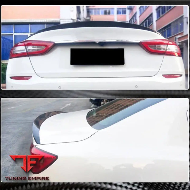 MASERATI QUATTROPORTE SEDAN CARBON FIBER REAR TRUNK SPOILER 2013-2019Y