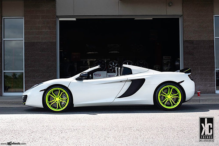 MCLAREN 12C SPIDER on custom forged wheels