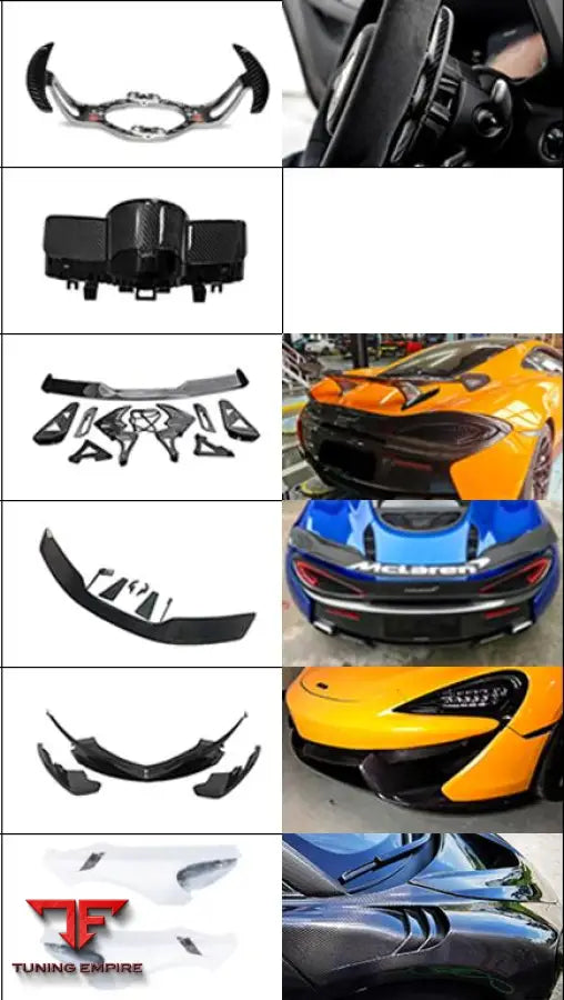 MCLAREN 540/570/600LT CARBON FIBER PARTS