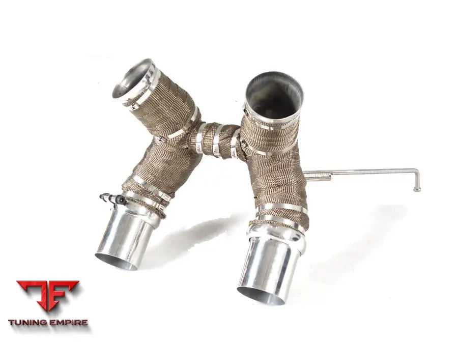 MCLAREN 540C & 570S & 570GT 600LT-STYLE PARTIAL CARBON FIBER REAR BUMPER WITH DIFFUSER AND TRUNK SPOILER AND ENGINE