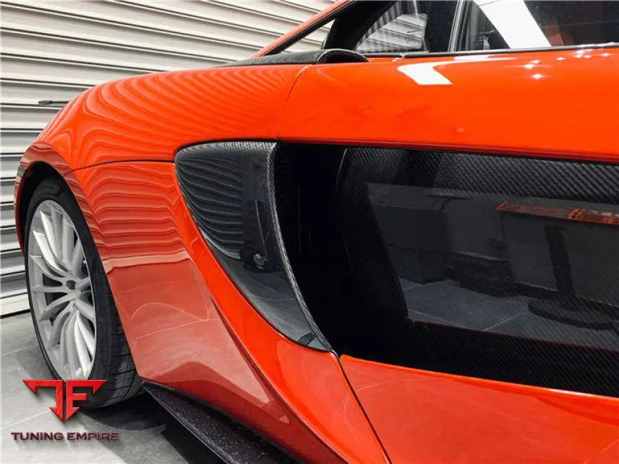 MCLAREN 540C/570S/570GT OEM STYLE CARBON FIBER QUARTER PANEL SIDE SCOOPS BSD