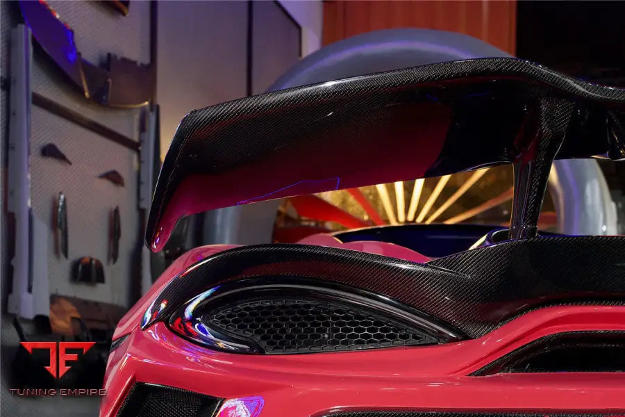 MCLAREN 540C & 570S BKSS STYLE REAR BUMPER AND WING AND ENGINE TRUNK AND EXHAUST BSD