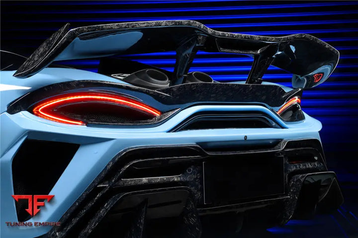 MCLAREN 540C & 570S BKSS STYLE REAR BUMPER AND WING AND ENGINE TRUNK AND EXHAUST BSD