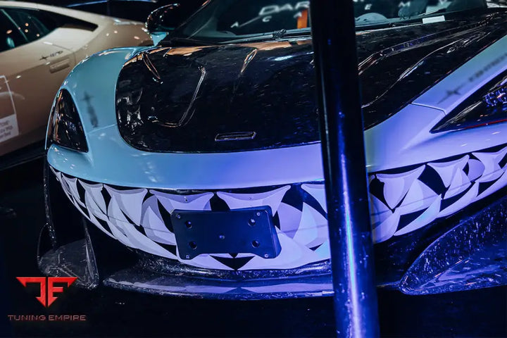 MCLAREN 540C & 570S CARBON FIBER FRONT BUMPER LIP WITH UNDERTRAY BSD