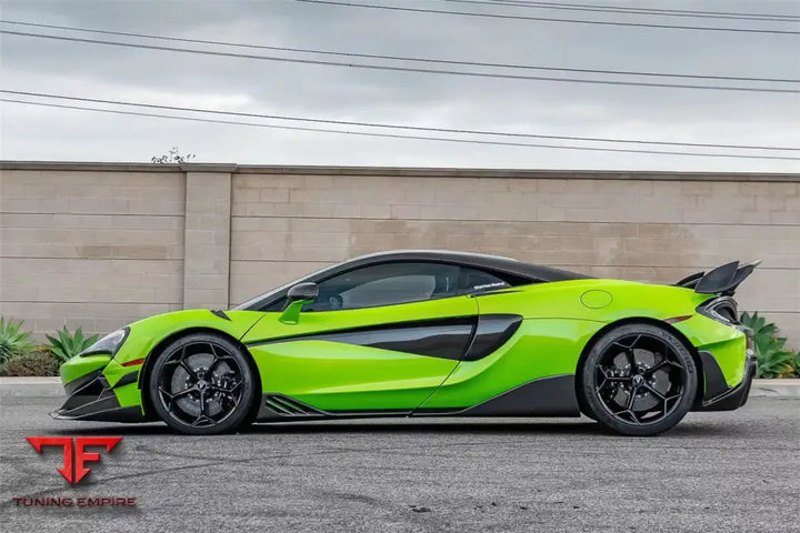 MCLAREN 600LT / 540C / 570S BKSS STYLE CARBON FIBER SIDE SKIRTS UNDER BOARD BSD