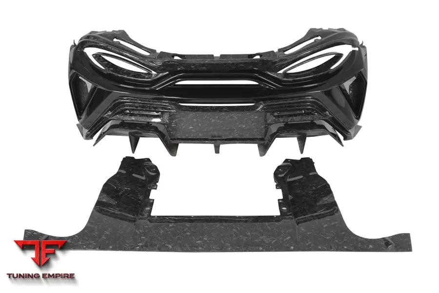 MCLAREN 600LT BKSS STYLE PARTIAL CARBON FIBER REAR BUMPER BSD