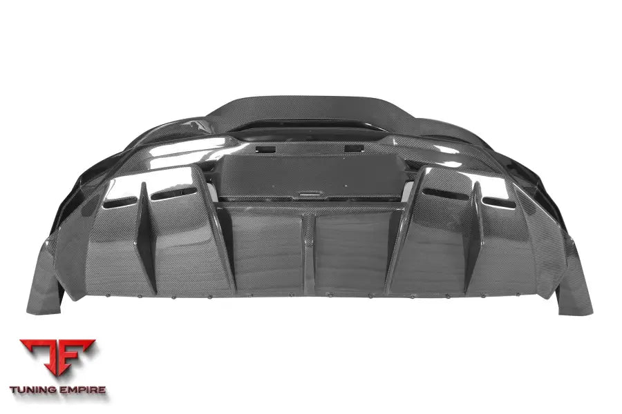 MCLAREN 600LT BKSS STYLE PARTIAL CARBON FIBER REAR BUMPER BSD