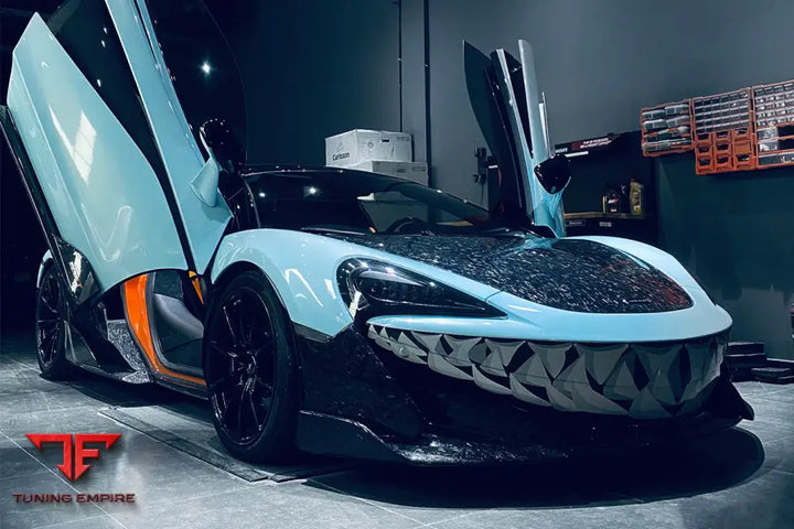 MCLAREN 600LT CARBON FIBER FRONT BUMPER SIDE SPLITTER BSD