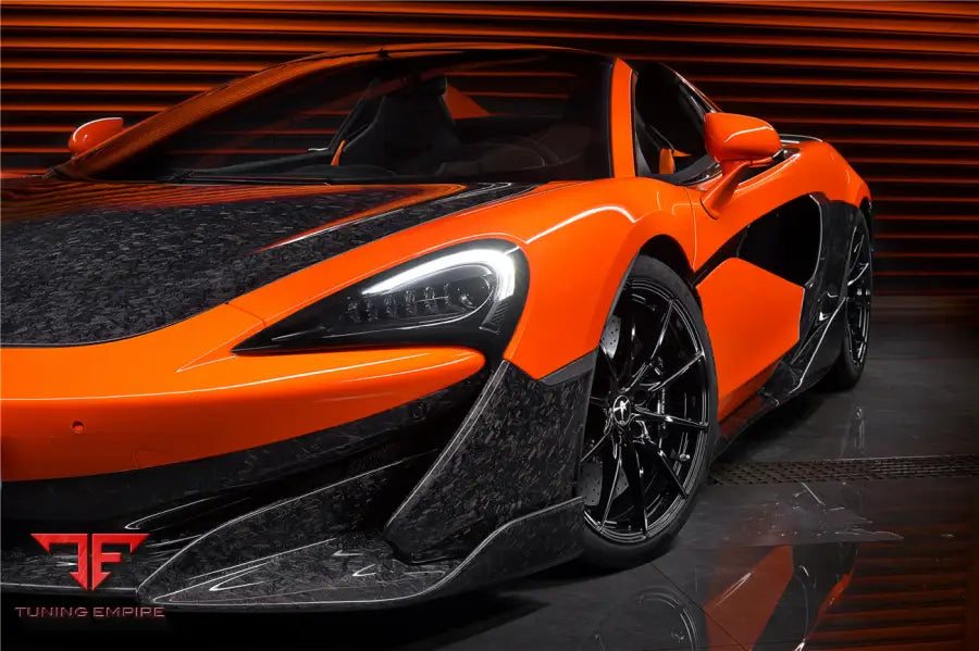 MCLAREN 600LT CARBON FIBER FRONT BUMPER SIDE SPLITTER BSD