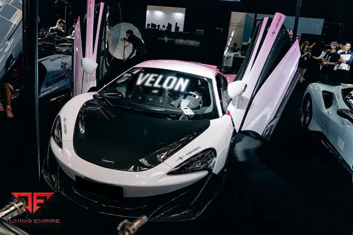 MCLAREN 600LT CARBON FIBER FRONT BUMPER SIDE SPLITTER BSD