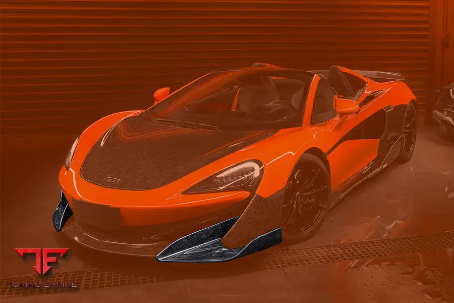 MCLAREN 600LT CARBON FIBER FRONT BUMPER SIDE SPLITTER BSD