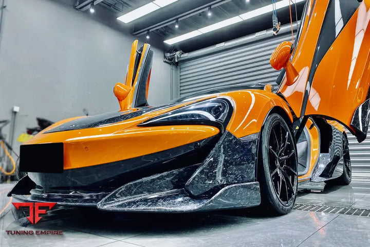 MCLAREN 600LT CARBON FIBER FRONT BUMPER SIDE SPLITTER BSD