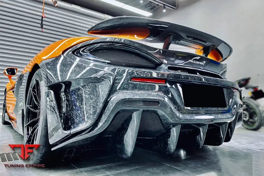 MCLAREN 600LT CARBON FIBER REAR BUMPER BSD