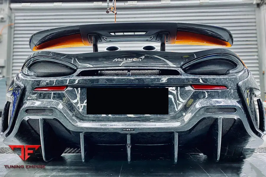 MCLAREN 600LT CARBON FIBER REAR BUMPER BSD