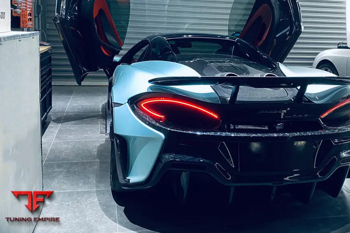 MCLAREN 600LT CARBON FIBER REAR BUMPER SIDE CANARDS BSD