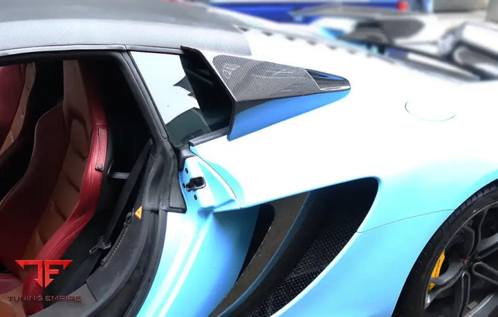 MCLAREN 650S & 12C BKSS STYLE CARBON FIBER QUARTER WINDOW SCOOPS BSD
