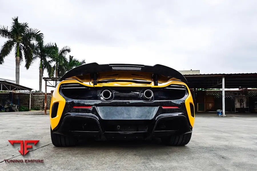 MCLAREN 650S 625C MP4 12C 675LT STYLE DRY CARBON FIBER REAR BODY KIT BSD