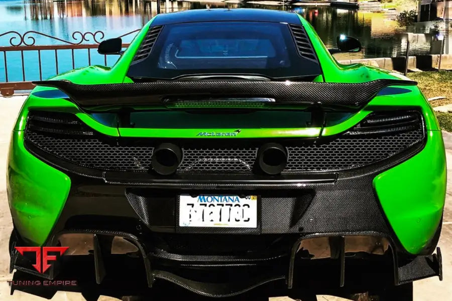 MCLAREN 650S CARBON FIBER REAR BUMPER BSD