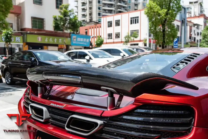 MCLAREN 650S & MP4 12C VRS STYLE CARBON FIBER TRUNK SPOILER BSD