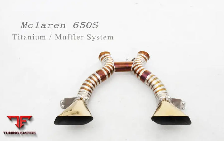 Mclaren 650S Titanium Exhaust System