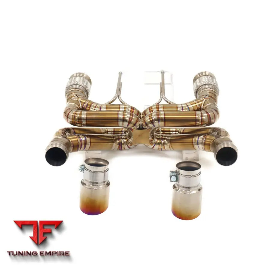 MCLAREN 720S 4.0T TITANIUM CATBACK RAZOR EXHAUST WITHOUT VALVE DOUBLE X TUBE