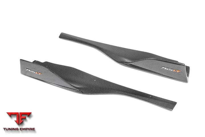 MCLAREN 720S 765LT-STYLE DRY PART CARBON FIBER SIDE SKIRTS BSD