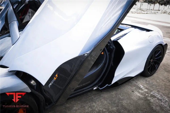 MCLAREN 720S 765LT-STYLE DRY PART CARBON FIBER SIDE SKIRTS BSD
