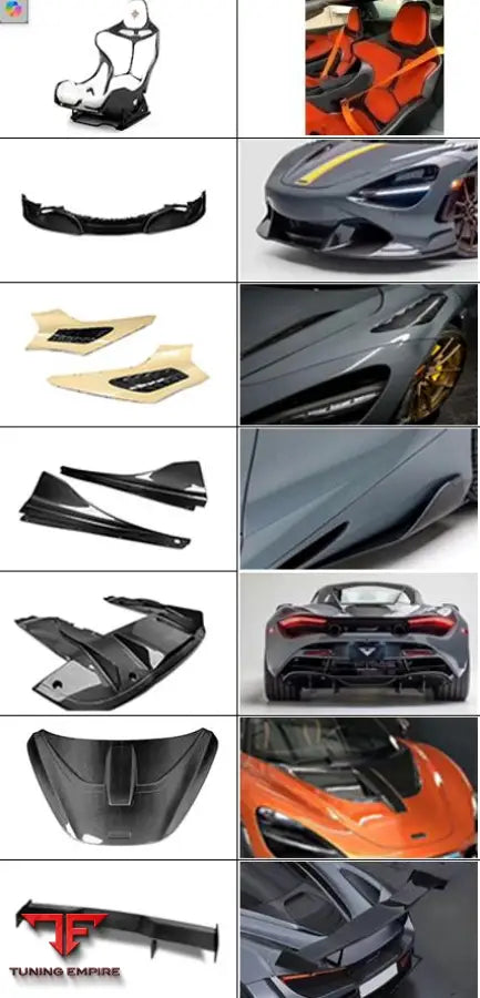 MCLAREN 720S CARBON FIBER PARTS